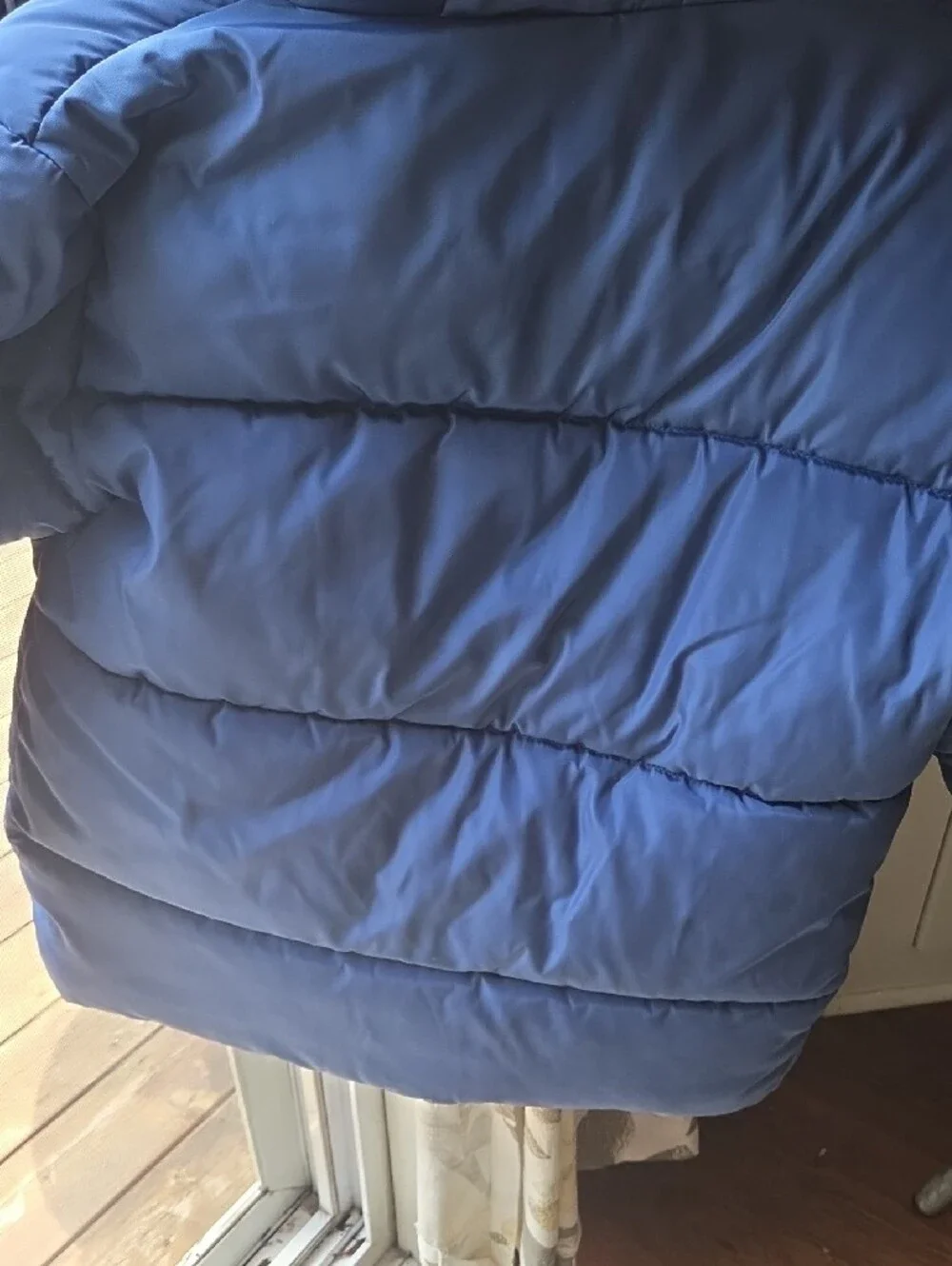Reebok Kids Royal Blue Puffer Jacket with Hood